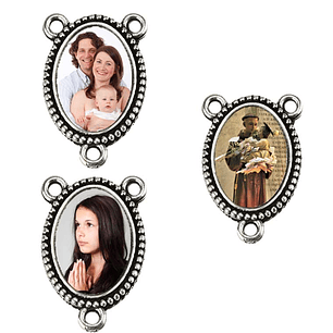 Customisable rosary center 