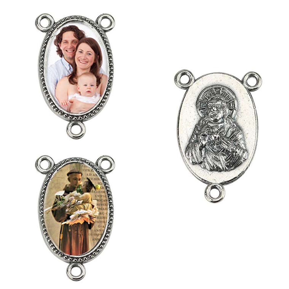 Customisable rosary center one face 2