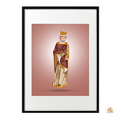 Reine Sainte Elizabeth Poster