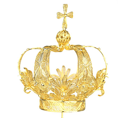 Couronne en argent doré