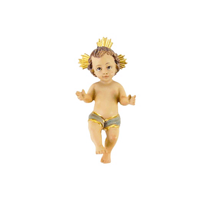Infant Jesus lying down - 9 cm
