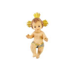 Infant Jesus lying down - 13 cm