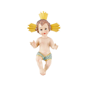Infant Jesus lying down - 18 cm