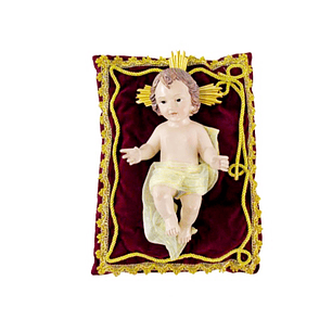 Infant Jesus with cushion - 32 cm