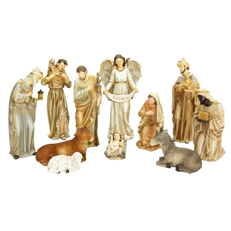 Presepe colorato 41 cm - 11 pezzi 1