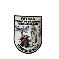 Emblema bordado de Fátima