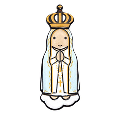 Magnete 3D della Madonna di Fatima