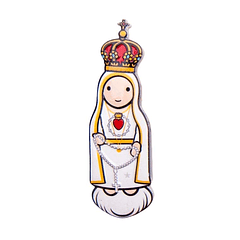 Aimant 3D du Sacré-Cœur de Fatima