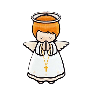 3D Magnet Guardian Angel beige