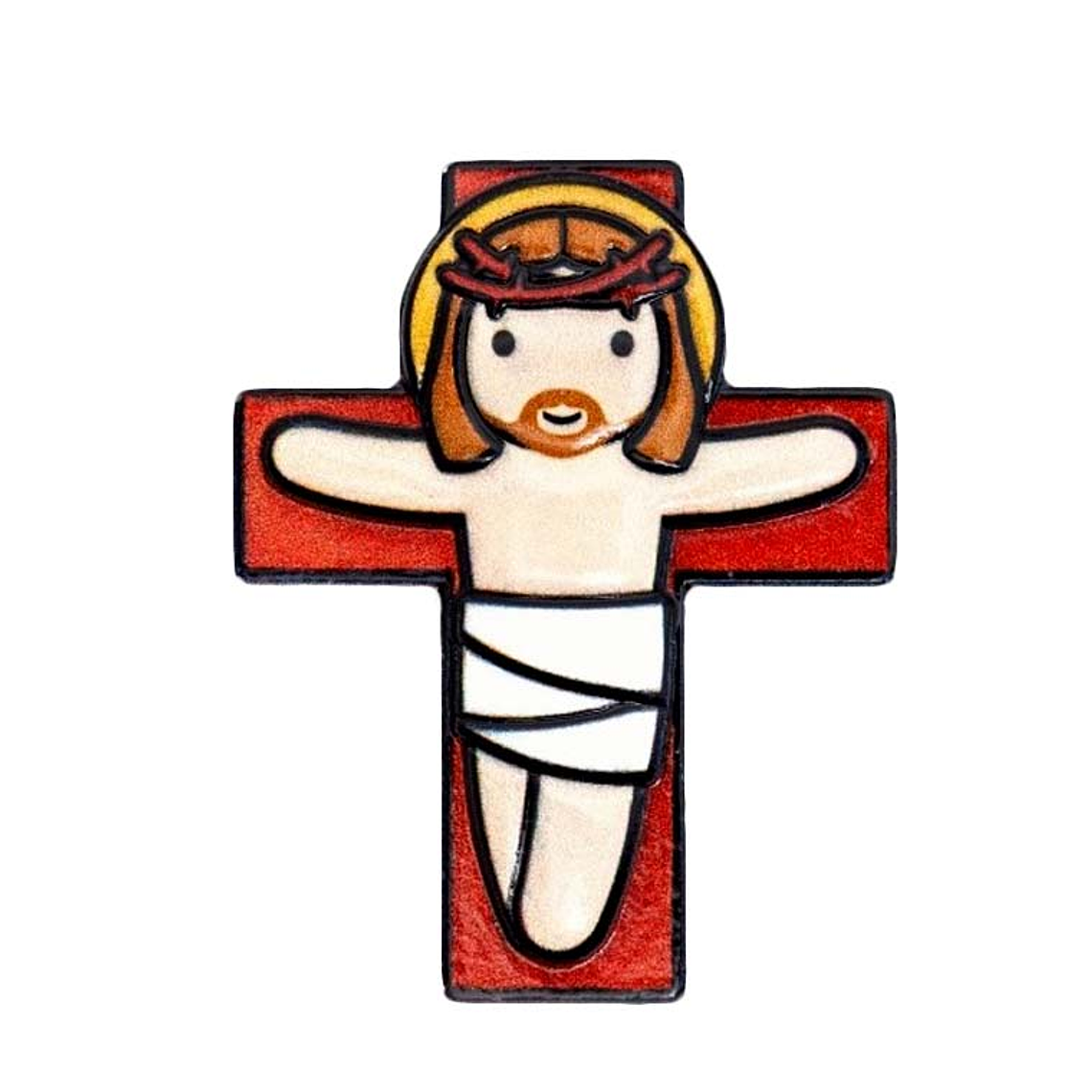 Imán de Cristo en la cruz 3D 1