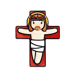 Imán de Cristo en la cruz 3D