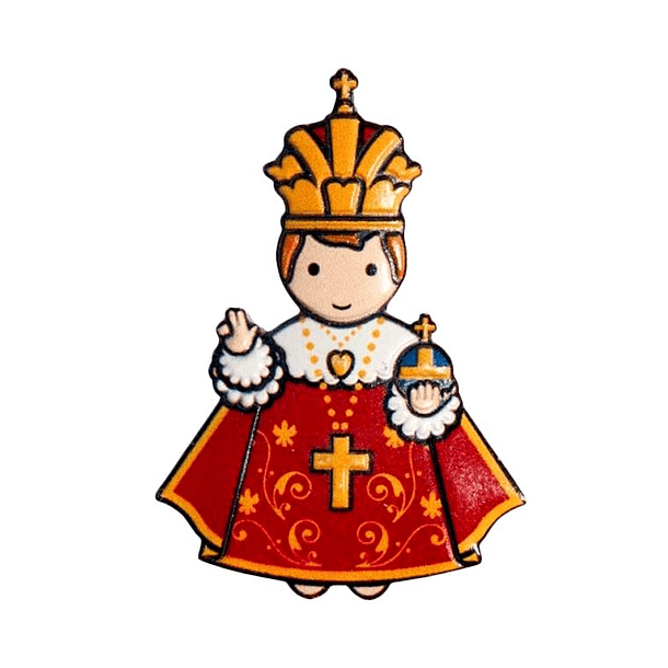 Íman 3D Menino Jesus de Praga 