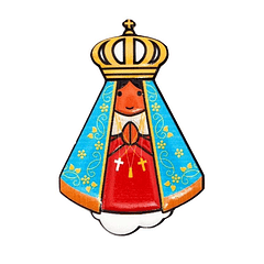 Imán 3D de Nuestra Señora de Aparecida