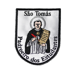 Emblema bordado de São Tomás de Aquino