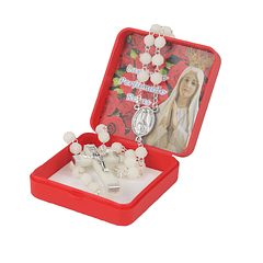 Chapelet parfumé à la rose fluo lumineux