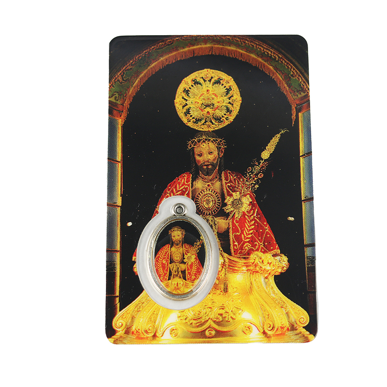 Prayer card of Our Lord of Miracles 1