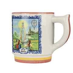 Taza de Fátima en loza