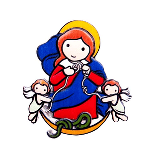 3D Magnet Our Lady Undoer of Knots
