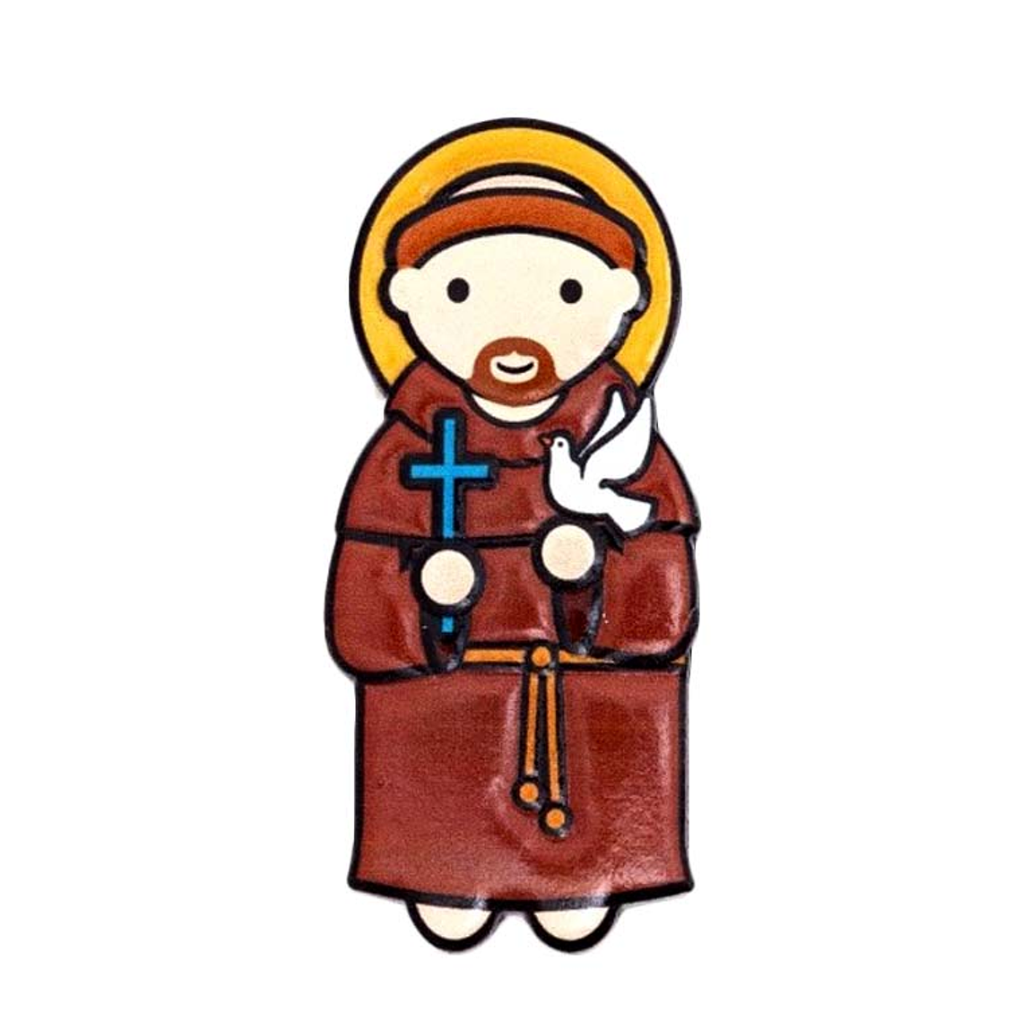 Imán 3D de San Francisco de Asís 1