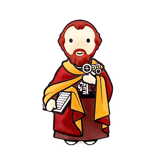 3D Magnet of Saint Peter