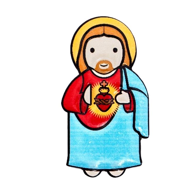 3D Sacred Heart of Jesus Magnet 1