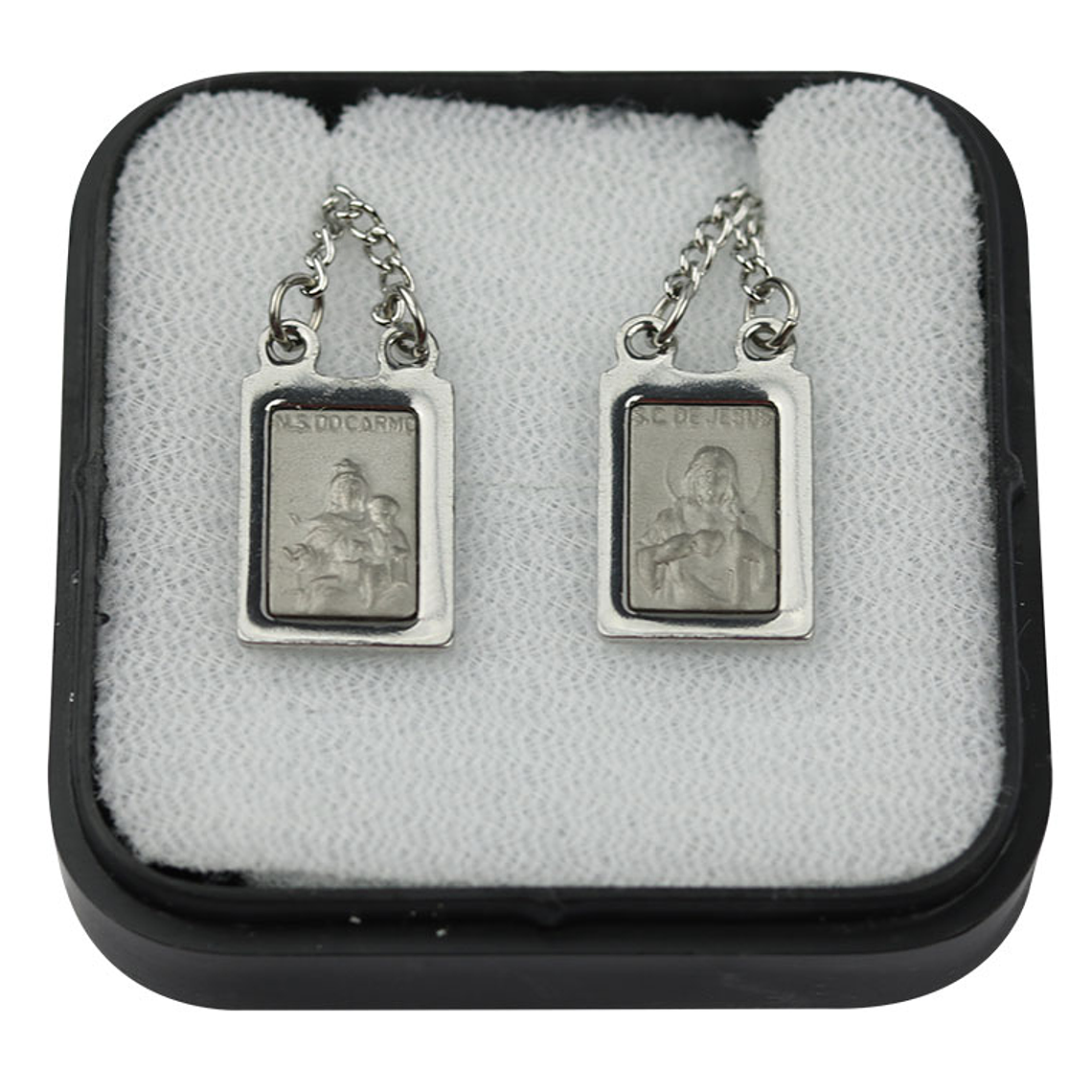 Escapulário em inox rectangular 1