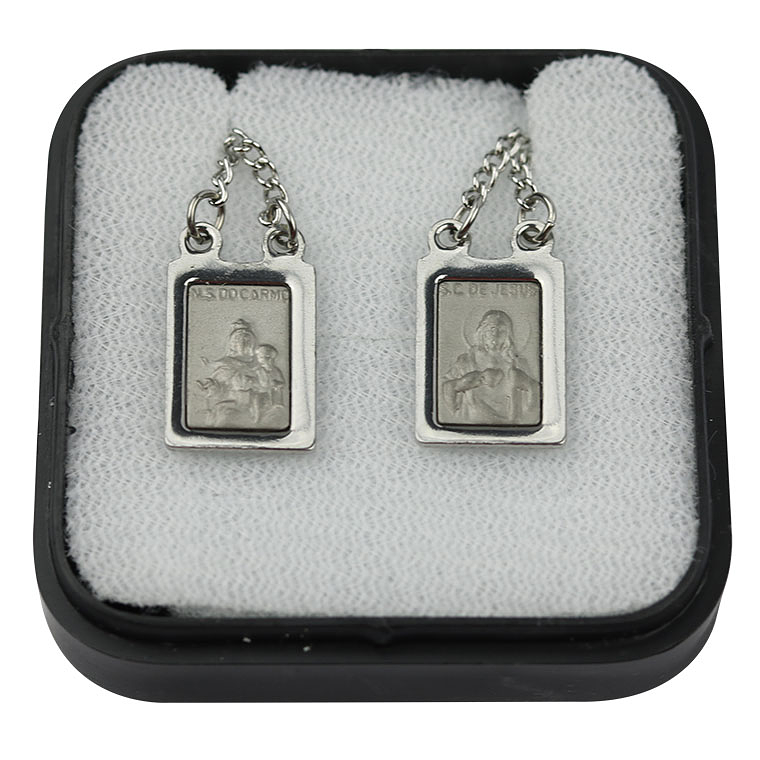 Escapulário em inox rectangular 1