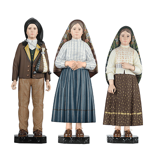 Three little shepherds of Fátima - Wood