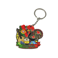 PORTUGAL KEYCHAIN 6X6CM