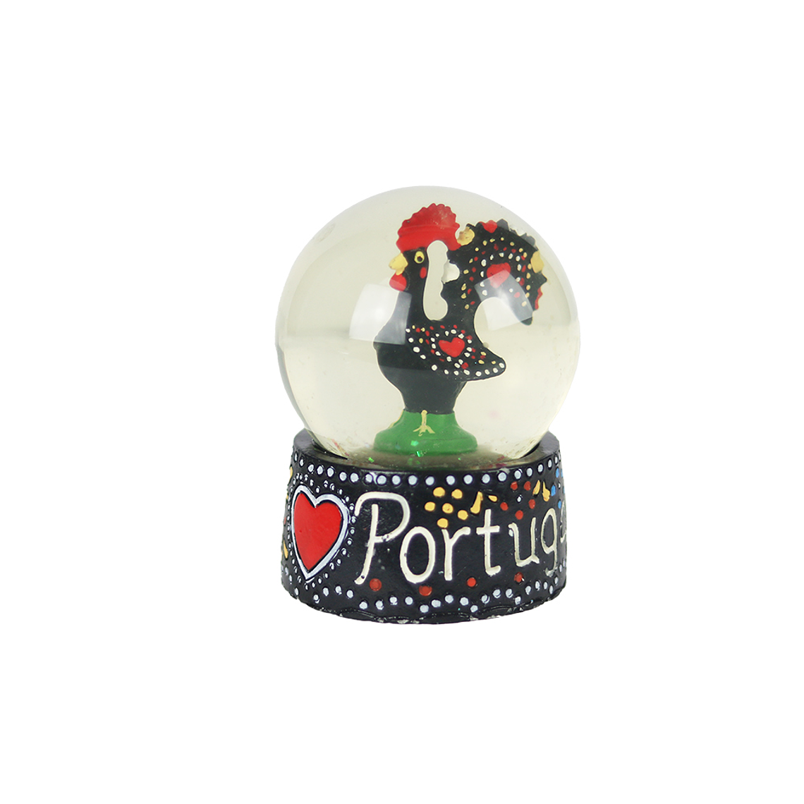 GLOBO DE AGUA C/GALO BARCELOS 10CM 2