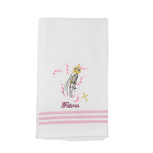Kitchen towel with rosary