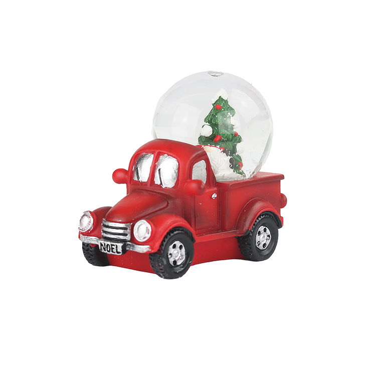 Globe camion de Noël 7,5 cm 1