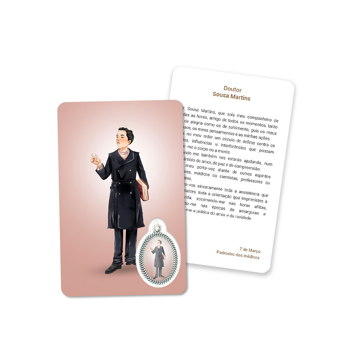 Carte de prière du Dr. Sousa Martins 1