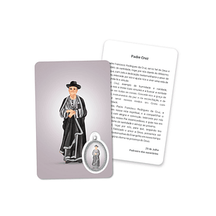 Carte de prière Père Cruz