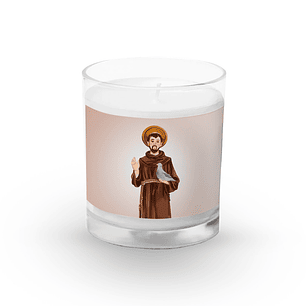 Candle Saint Francis of Assisi