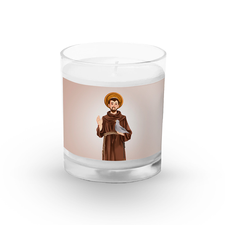 Candle Saint Francis of Assisi 1