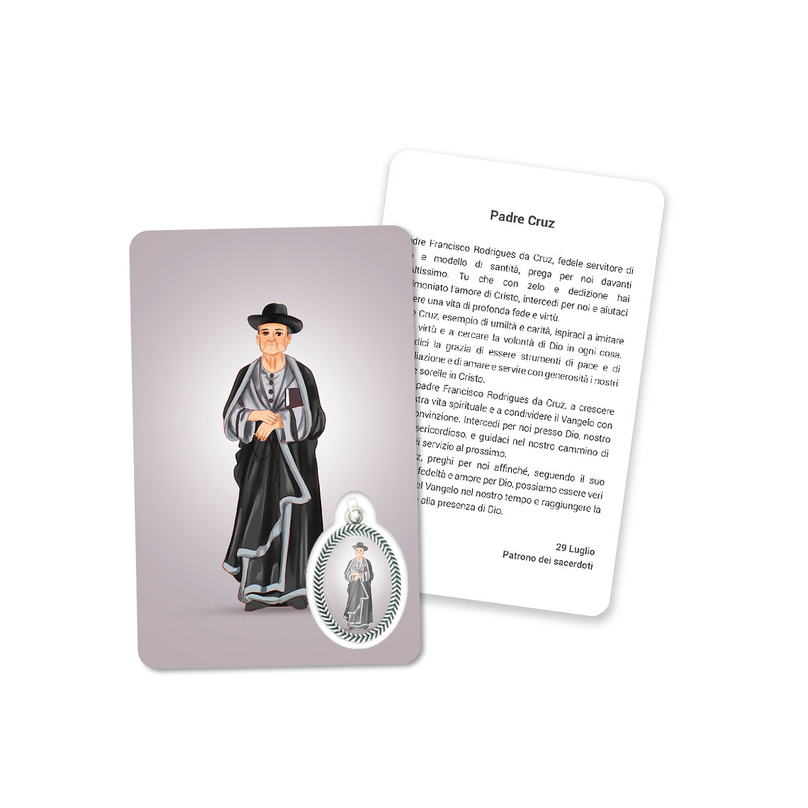 Carte de prière Père Cruz 3