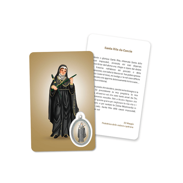 Prayer's card to Saint Rita 4