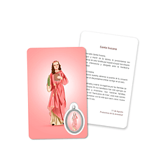 Cartão com oração santa Susana