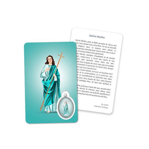 Carta con la preghiera di Santa Marta 5