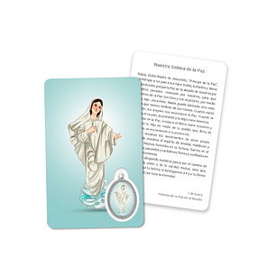 Carte de prière Notre-Dame de la Paix