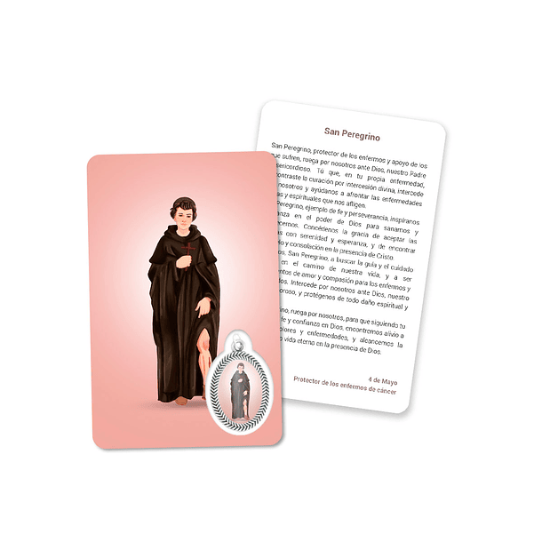 Prayer's card to Saint Peregrine  2
