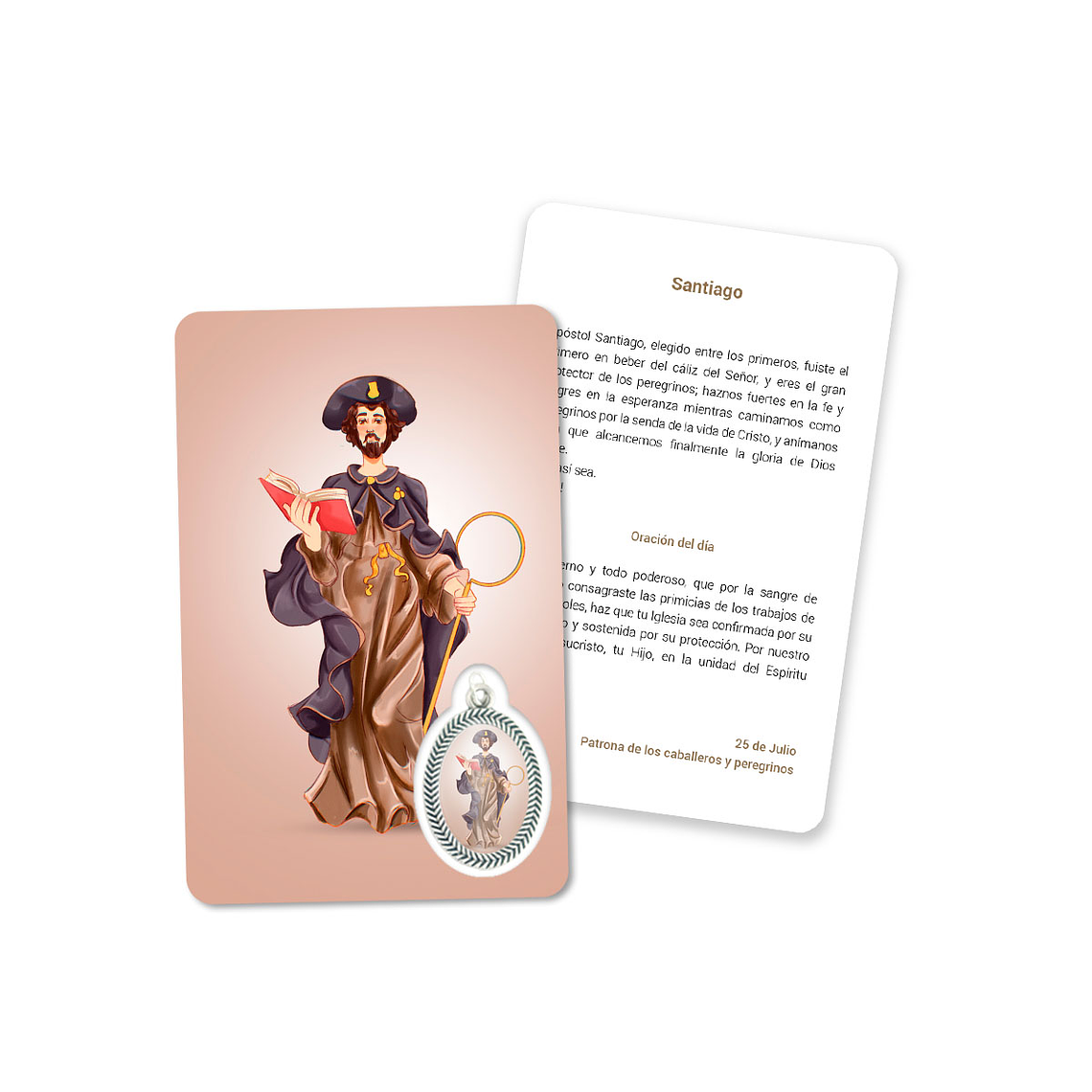 Cartão com oração de São Tiago 2
