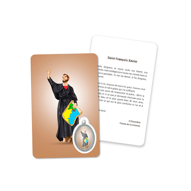 Cartão com oração São Francisco Xavier 5