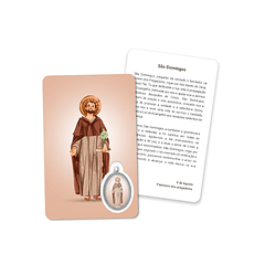 Prayer's card to Saint Dominic