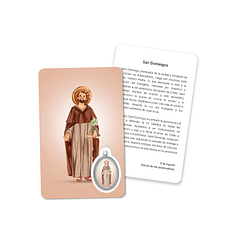 Prayer's card to Saint Dominic