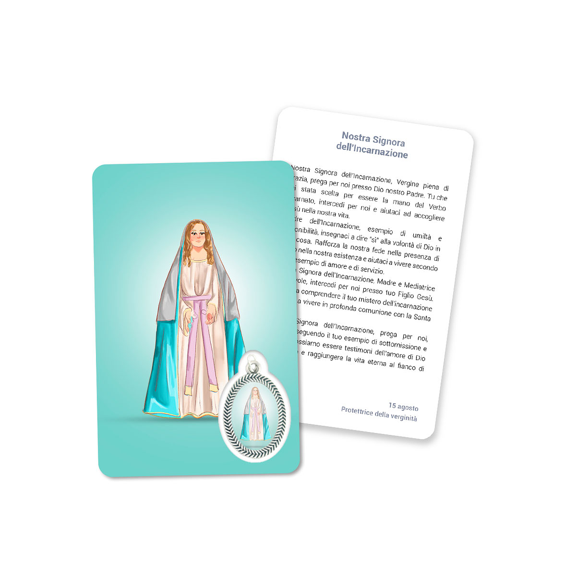 Carte avec prière à Notre-Dame de l'Incarnation 3