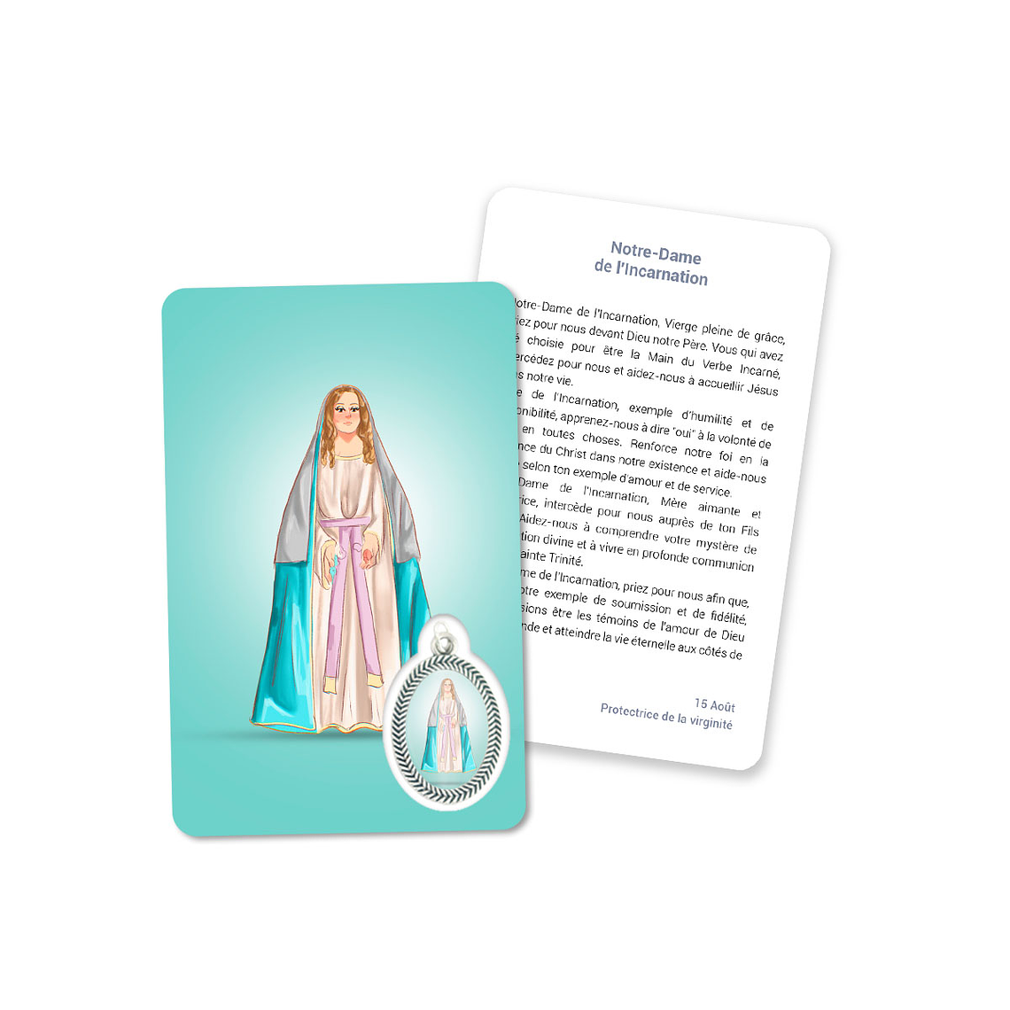 Carte avec prière à Notre-Dame de l'Incarnation 5