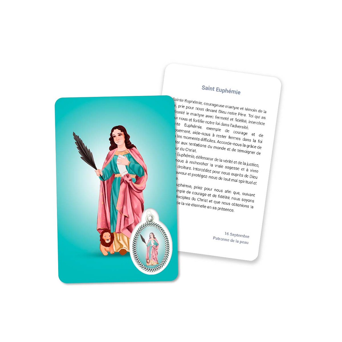 Carta con la preghiera di Sant'Eufemia 5