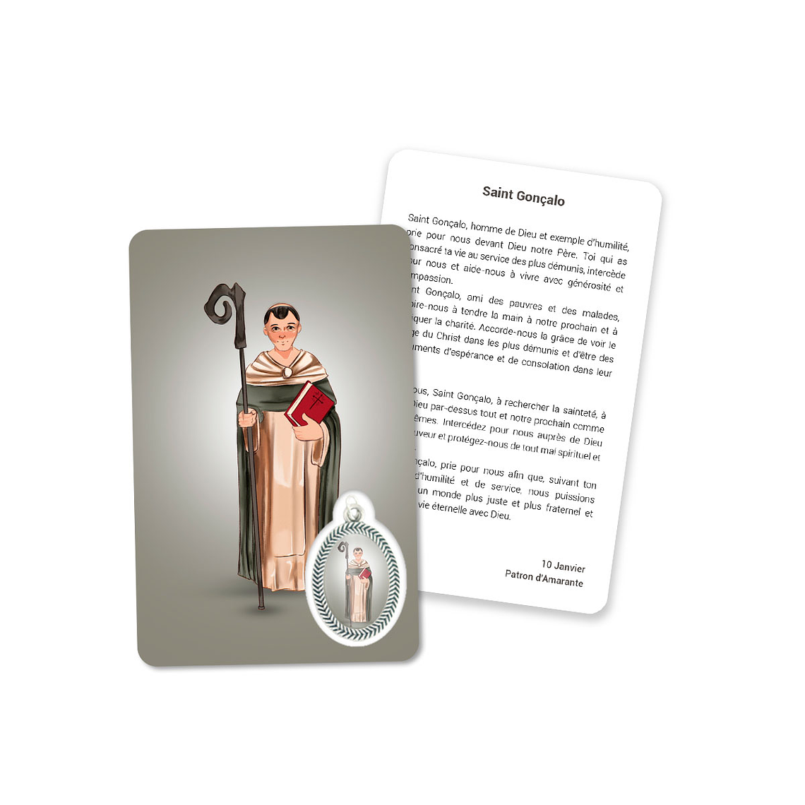 Cartão com oração de São Gonçalo 5
